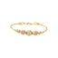 22K Multi- Tone Gold Ball Bead Bangle (10.1gm)