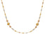 22K Multi-Tone Gold Beaded Chain (24.2gm)