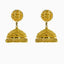22K Yellow Gold Jhumki Drop Earrings W/ Beaded Filigree & Wide Ornate Domes - Virani Jewelers