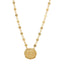 22K Yellow Gold Mangal Mara Necklace W/ Laxmi Pendant & Flower Laxmi Coin Strand - Virani Jewelers