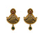 22K Yellow Gold Necklace & Earrings Set W/ Rubies, Emeralds, Kundan & Eyelid Pendants - Virani Jewelers
