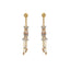 22K Multi Tone Gold Set Necklace & Earrings W/ Beaded Tangled-Tassel Design - Virani Jewelers