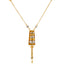 22K Yellow & White Gold Beaded Pendant Chain (12.7gm)