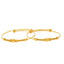 22K Yellow Gold Beaded Infant Bangles (8 grams)