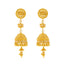 22k Yellow Gold Jhumka Earrings (14.1 gram)