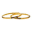 22K Yellow Gold Meenakari Pipe Bangle (84.9 grams)
