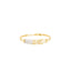 22K Yellow & White Gold 3 Layer Beaded Bangle