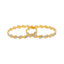 22K Gold Multi Tone Set of Two Bangles, 46.8gm - Virani Jewelers