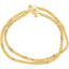 22K Yellow Gold Anklet Set of 2 (22.5gm)