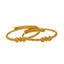 22K Yellow Gold Kids Beaded Filigree Bangle Set (13.6gm)