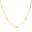 22K Yellow Gold 1mm Beaded Chain (13.6gm)