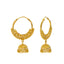 22K Yellow Gold Jhumka Hoop Earrings (15.7gm)