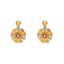 22K Multi-Tone Gold Pendant Set (17.4gm)