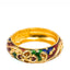 22K Yellow Gold Enamel Ring W/ Domed Band Design, 6.5 Grams - Virani Jewelers