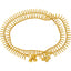 22K Yellow Gold Beaded Anklet Set (26.5gm)