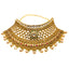 22K Antique Gold Omaja Choker Set (125.5gm)