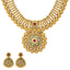 22K Antique Gold & Enamel Jewelry Set (75.8gm)