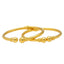 22K Yellow Gold Ball Bead Baby Bangle Set (22.6gm)