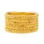 22K Yellow Gold Filigree Bangle Set of 6 (91.8gm)