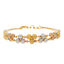 22K Multi-Tone Gold Double Layer Beaded Bangle (13.4gm)