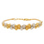 22K Yellow & White Gold Double Layer Beaded Bracelet (14.2gm)