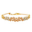 22K Multi-Tone Gold Two-Layer Beaded Bracelet (14gm)