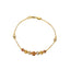 22K Multi -Tone Gold Beaded Bracelet (7.8gm)