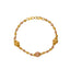 22K Yellow & Rose Gold Beaded Bracelet (9.2gm)