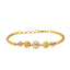22K Multi-Tone Gold Beaded Bracelet (9.2gm)
