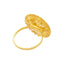 Filigree Round Cocktail Ring in 22K Yellow Gold (5.4gm)