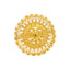 Filigree Round Cocktail Ring in 22K Yellow Gold (5.4gm)