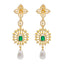 22K Yellow Gold & CZ Necklace Set (77.7gm)