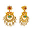22K Yellow Gold Guddapulsula Set w. Gems & Pearls (76.1 grams)