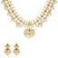 22K Yellow Guddapulsulu Jewelry Set with Gemstones & Pearls (61 grams)