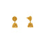22K Yellow Gold Girl's Jhumka Earrings (4.9gm)