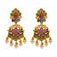 22K Yellow Gold Kasu Necklace and Earring Set (145.6 grams)