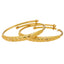 22K Yellow Gold Adjustable Kids Bangle Set (16.2gm)