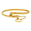 22K Yellow Gold Beaded Kid's Bangle (7.2gm)