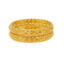 22K Yellow Gold Kids Bangle Set (24gm)