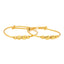 22K Yellow Gold Kids Beaded Bangle Set (7.7gm)