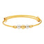 22K Multi-Tone Gold Adjustable Beaded Bangle for Kids (12.3 grams)