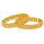 22K Yellow Gold Bangle Set for Kids (24gm)