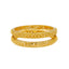 22K Yellow Gold Kids Bangle Set w/ Screw Closure (19.4gm)