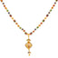 22K Yellow Gold Meenakari Jewelry Set (37.1gm)