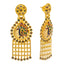 22K Yellow Gold & Enamel Peacock Long Necklace Set (104.4gm)