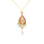22K Yellow Gold & Pearl Pendant Set (21gm)
