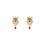 22K Yellow Gold & Jewels Laxmi Pendant Set (25.6gm)