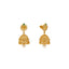 22K Yellow Gold Polki Choker Set with Gemstones & Pearls (68.5 grams)