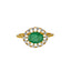 Emerald Center 22K Yellow Gold Ring (3.2gm)