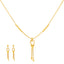 Naira Beaded Heart Jewelry Set in 22K Gold (13.1 grams)